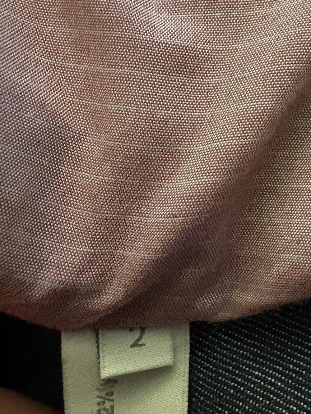 Rare Superfine Tate Storm Waistcoat Vest Size 2 Made In Italy Denim - Picture 12 of 12